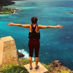 Lululemon capris wore once excellent condition